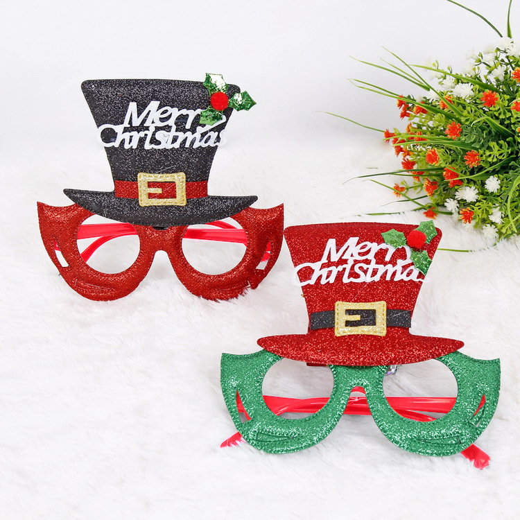 New Christmas decorative glasses Adult children Christmas gifts eyeglass frame wholesale