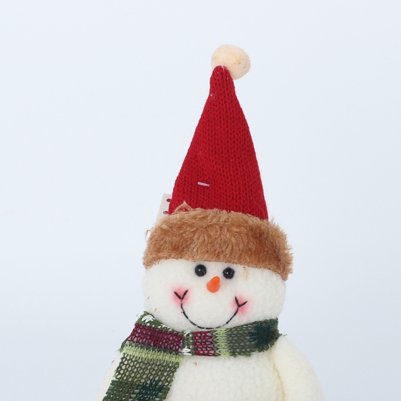 Christmas decorations Snowman Santa cartoon doll Christmas atmosphere layout Creative holiday gifts